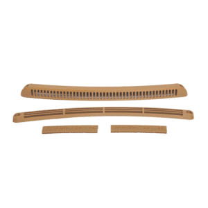 GRILLE D'AÉRATION CINTRÉE SUR-MESURE (Prix TTC) - MARRON 1011